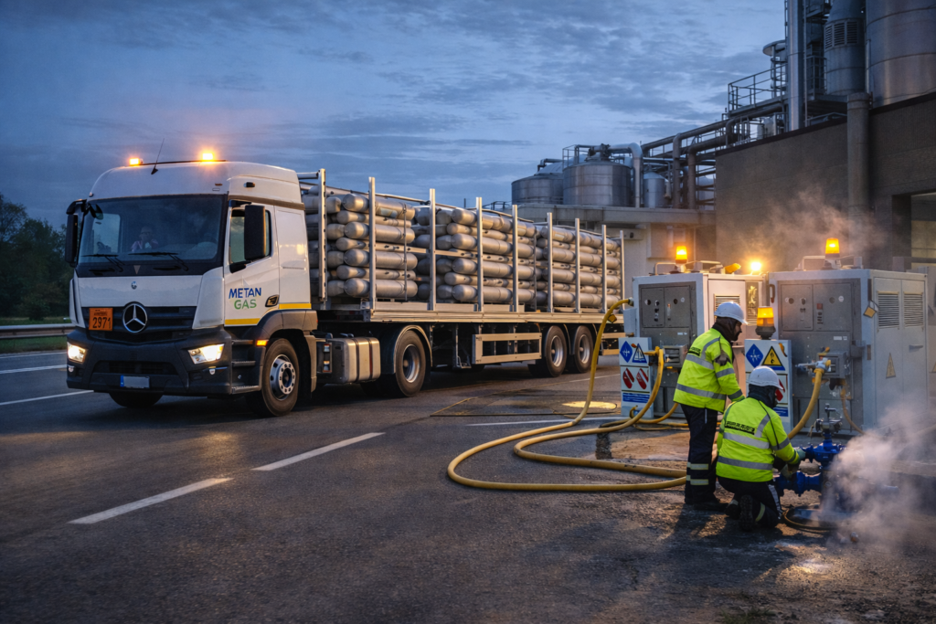 Fornitura Temporanea di Gas | Trasporto Sicuro e Normativa ADR - Servizi trasporto gas metano​ | interruzione rete gas industria | fornitura gas emergenza notte weekend