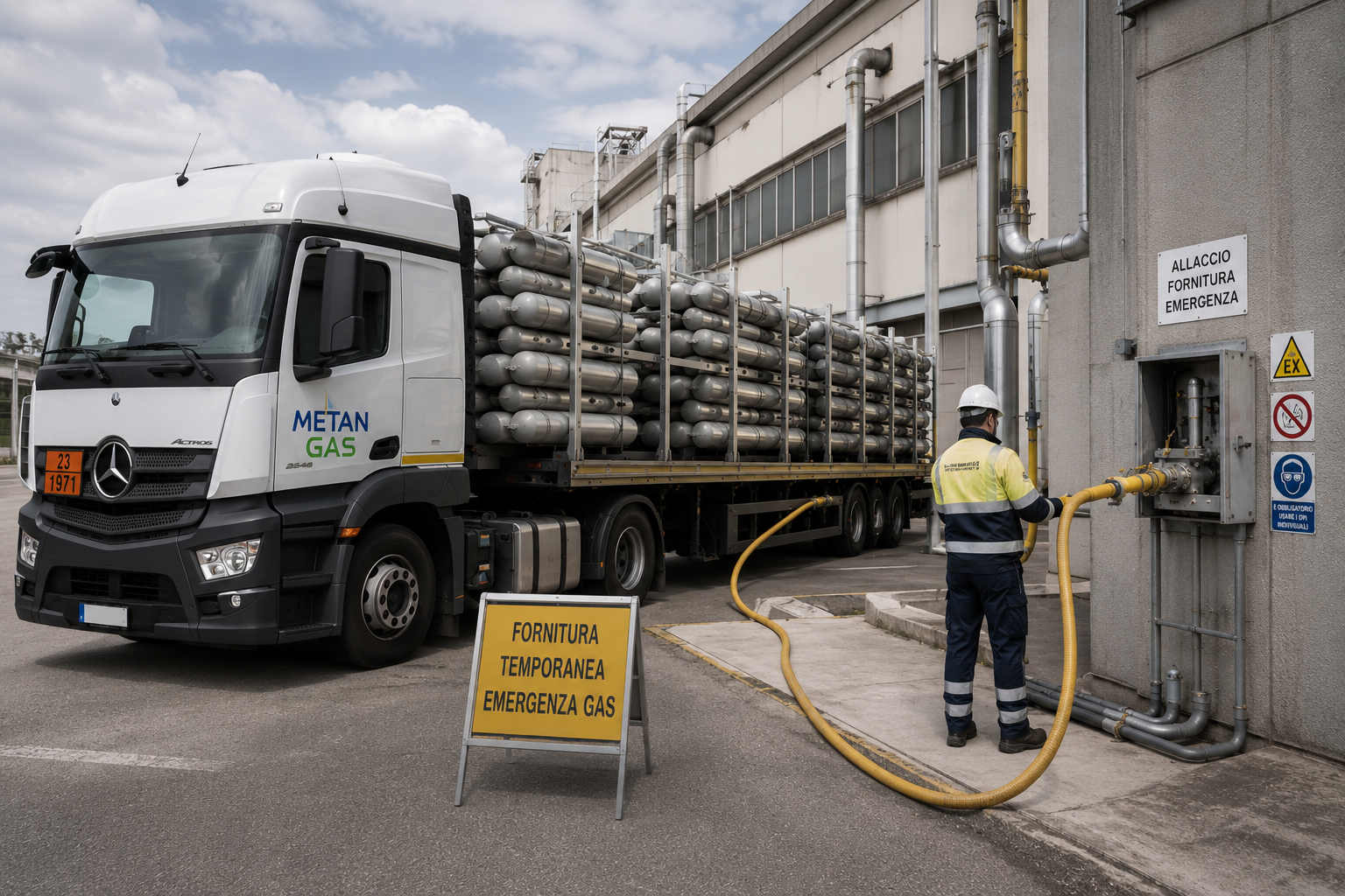 Comunicazione interruzione Gas cosa fare interruzione gas preavviso cosa fare azienda - Quanto dura un carro Bombolaio