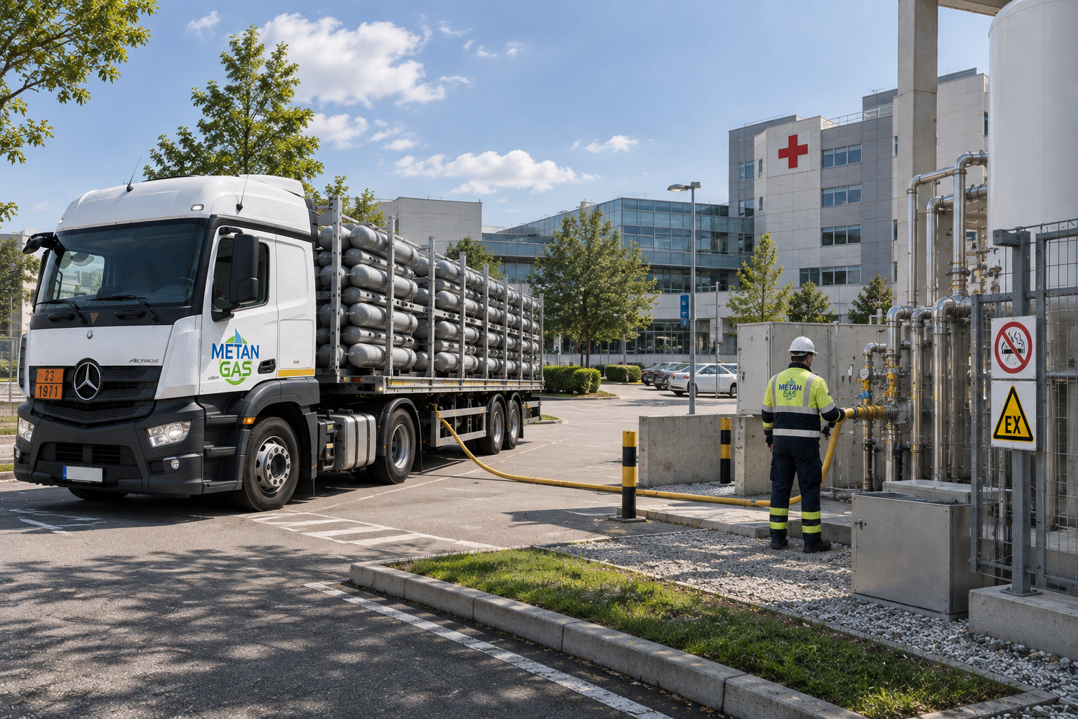 Interruzione Gas Ospedali e RSA: Come Garantire Riscaldamento, Acqua Calda e Vapore | Metangas Trasporti