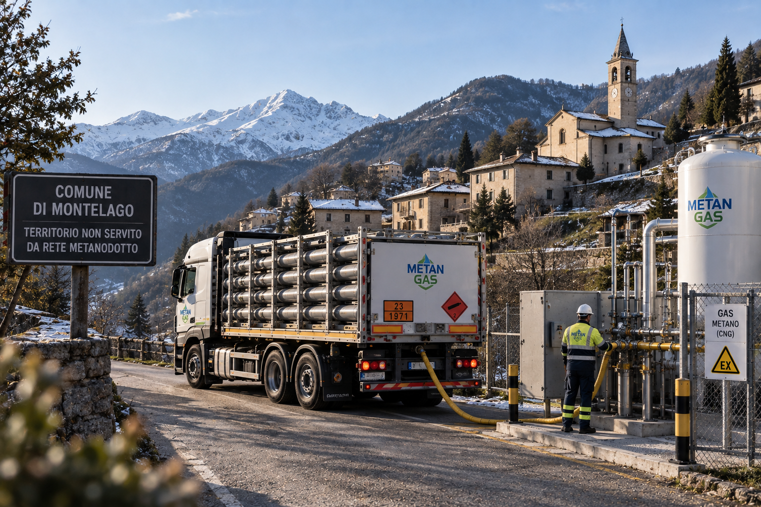 Reti Gas Isolate - Come si Alimentano i Comuni Non Collegati al Metanodotto | METANGAS