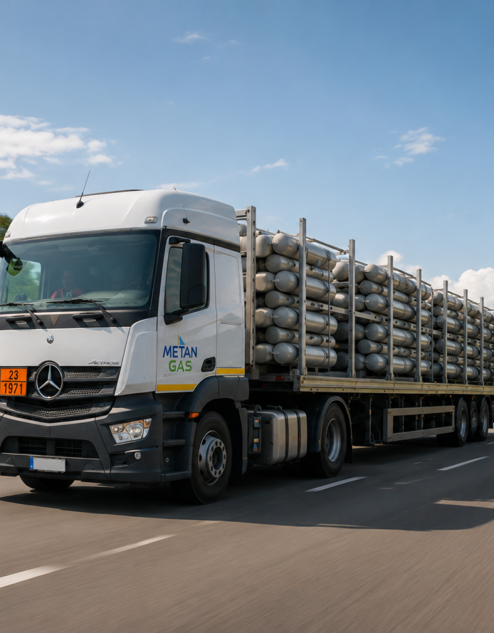 Trasporto Gas su Gomma - Metangas